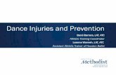 Dance Injuries and Prevention · Objectives 1. Overview of HMH & HB relationship 2. Identify common injuries in dance 3. Identify risk factors of injury 4. Discuss components of prevention