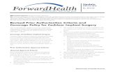 ForwardHealth Update 2016-07 - Revised Prior …Update February 2016 No. 2016-07 Department of Health Services Affected Programs: BadgerCare Plus, Medicaid To: Ambulatory Surgery Centers,