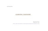 Overview on Learning Taxonomy - Universiti Teknologi Malaysiaweb1.fkm.utm.my/UserFiles/file/Overview on Learning... · 2010-02-19 · BLOOM'S TAXONOMY - LEARNING DOMAINS Benjamin