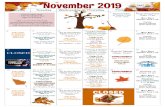 Monday Tuesday Wednesday Thursday Saturday - Apache Junction Public Library · 2019-11-10 · Thanksgiving Centerpieces and Art. Teens will learn how to create beautiful, Fall centerpieces