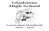 Gladstone High Schoolgladstone.k12.or.us/high/files/GHS-Curriculum... · 2 Gladstone High School Profile 2018-2019 Gladstone School District • Gladstone, Oregon Contact Information
