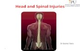 Head and Spinal Injuries - jude.edu.sy aid 10.pdf · •Maintain victim’s head position to prevent movement . •If your examination reveals any problem suggesting head or spinal
