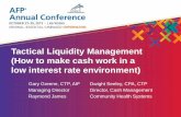 Tactical Liquidity Management (How to make cash work in a low … · 2016-04-12 · Balance Sheet Cash 0 50 100 150 200 250 300 350 400 s Core Cash Cyclical Liquidity . Balance Sheet