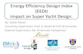 Energy Efficiency Design Index (EEDI) Impact on Super ... · 5) Holtrop resistance prediction method on typical motor yacht include development of genetic algorithm for estimating