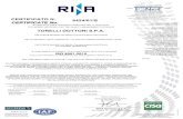 CERTIFICATO N. 6424/01/S TORELLI DOTTORI S.P.A....Certification, Head Membro degli Accordi di Mutuo Riconoscimento EA, IAF e ILAC Signatory of EA, IAF and ILAC Mutual Recognition Agreements