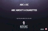ABC ABOUT E-CIGARETTES - SLZT · (Public Health England ) The harm minimization continuum posits that all nicotine-containing products are not equally harmful and, instead, range