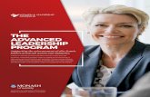 THE ADVANCED LEADERSHIP PROGRAM · 1. MINDFUL LEADERSHIP Participants identify the traits and behaviours that underpin exceptional leadership and consider what this means in their