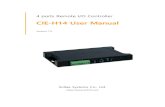 CIE-H14 User Manual - Sollae Systems · CIE-H14 monitors many kinds of systems that use sensors like temperature, humidity, pressure, and controls the power of remote devices. It