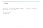 Cisco Expressway Web Proxy for Cisco Meeting Server (X12.6)€¦ · Cisco Expressway Web Proxy for Cisco Meeting Server (X12.6) Author: Cisco Systems, Inc Keywords: videoconference
