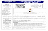 January 21, 2017 Transfiguration of Jesus Time Catholic Churchtransfigurationofjesusparish.org/wp-content/uploads/2018/... · 2018-01-21 · Send cover letter and resume to: Donna