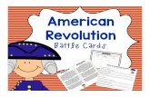 American Revolution Battle Cardsanderskimbrough.weebly.com/.../americanrevolutionbattles.pdf · 2020-01-28 · the American Revolution. This important document recognized that the