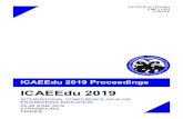 ICAEEdu 2019 · 2020-03-01 · Cataloging in Publication data (CIP) D486c Deus Júnior, Getúlio Antero de, Org. ICAEEdu 2019 Proceedings, International Conference on Alive Engineering