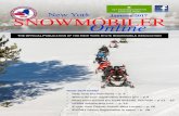 New York SNOWMOBILER Onlinenysnowmobiler.com/wp-content/uploads/2017/01/nyssa... · SNOWMOBILER Online New York January 2017 The Official Publication of the New York State Snowmobile