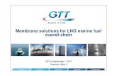 Membrane solutions for LNG marine fuel overall chain · 2018-02-16 · Can refuel small to large LNG fuelled ships: ro-pax, PCTC, container vessels, bulk carriers… Speed and range