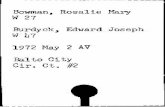 Bowman, Rosalie Mary W 2? Burdyck, Edward …msa.maryland.gov/megafile/msa/stagser/s1800/s1893/000000/...Bowman, Vera Dean W 5/30/1930 Dickenson, Houston Trenton W 6/26/1921 1966 -