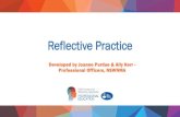 Reflective Practice · 2020-05-13 · Reflection in Practice At its core, ‘reflective thinking’ is the notion of awareness of one’s own knowledge, assumptions and past experiences.