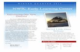 NWIC Early Learning Center · 2014-02-08 · Save the Date! NWIC Early Learning Center Parent & Family Newsletter Sacred Little Ones Website On Friday January 31stquality#tribalearly#learning#services#and#