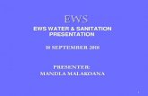 EWS WATER & SANITATION PRESENTATION Governance... · EWS WATER & SANITATION PRESENTATION 18 SEPTEMBER 2018 PRESENTER: MANDLA MALAKOANA. WORKING WITH CUSTOMERS! 2. 3 OUTLINE ... perception