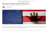 The Quiet Death of Racial Progress - Georgia State Universityunionstats.gsu.edu/4960/Brooks_Quiet Death of Racial Progress.pdf · I was going to point out that in 2017, 87 percent