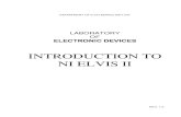 INTRODUCTION TO NI ELVIS II LabVIEW. 2. NI ELVIS WORKSTATION DESCRIPTION This document provides a brief