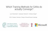 Which Training Methods for GANs do actually Converge? · 8 Our Contributions Dirac-GAN: – Unregularized GAN-training is not always stable when distributions do not have the same