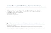 Oral Communication Competency Across the Virginia Community College … · Oral Communication Competency Across the Virginia Community College System: A Faculty-Designed Assessment