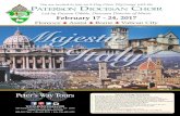 Peter’s Way Tours · overnight at hotel in rome. (B,D) Day8February 24, Friday: Return from Rome after breakfast at our hotel, we will be transferred to rome’s Leonardo da Vinci
