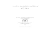 Aspects of Topological String Theory2008/05/14  · Introduction String theory has wide-ranging applications in both physics and mathematics. As a proposal for a theory of quantum