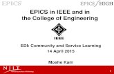 EPICS in IEEE - American Society for Engineering Education · 14 EPICS-in-IEEE Resources for a CoE • An EPICS coordinator (¼ to ½ FTE) –Helps identify and facilitate communications