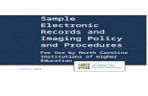 Sample Electronic Records and Imaging Policy and …€¦ · Web viewSample Electronic Records and Imaging Policy and Procedures