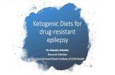 Ketogenic Diets for drug-resistant - EpiCARE...ketogenic diets? Treatment of choice for certain neurometabolic disorders: - glucose transporter type 1 deficiency syndrome - pyruvate