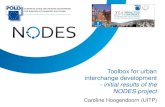 Toolbox for urban interchange development - initial ...€¦ · Toolbox for urban interchange development - initial results of the NODES project Caroline Hoogendoorn (UITP)