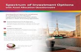 Spectrum of Investment Optionsmsrp.maryland.gov/spectrumbooklet072010.pdf · assessed monthly and reported on your quarterly account statement. The maximum asset fee in 2010 is $2,000