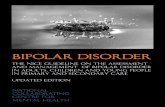 BIPOLAR DISORDER ... Bipolar Disorder The assessment and management of bipolar disorder in adults, children