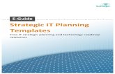 tactical it planning template eguide[1] · planning models, processes for strategic planning updates and sample strategic planning templates, as well as a thorough discussion of the