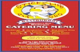 CATERING MENU - BBQ Casual Dining - Sticky Lips Pit BBQ€¦ · Sticky Lips BBQ Catering 830 Jefferson Road Henrietta, New York catering@stickylipsbbq.com Phone 585-288-1900 Fax 585-288-6517