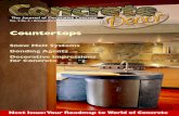 Vol. 3 Iss. 5 October/November, 2003 - Decorative Concrete · Next Issue:Your Roadmap to World of Concrete VOL. 3 NO. 5 • OCTOBER/NOVEMBER 2003 • $6.95 Countertops Snow Melt Systems