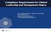 Compliance Requirements for Clinical Leadership and ...• Step 3: Select Clinical Leadership and Management • Step 4: Select “UK34 I need to order my initial Background Check,