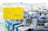 PMI Quarterly on China Manufacturing...PMI Quarterly on China Manufacturing | July 2020 Issue 41 4 China’s manufacturing PMI fell from 50.8 in April to 50.6 in May, and then rose