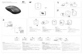 Getting started with 1 - Logitech · On On 2 Getting started with 1 Logitech® Wireless Mouse M185 3 Getting started with Logitech® Wireless Mouse M185 AA 1 4 6 2 3 5 AA USB 1 2