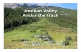 Asulkan Valley Avalanche track - University of Methodology Took base core samples and scar samples.