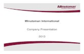 Company presentation 2013.ppt - Minuteman International...Company Presentation 2013. Contents • Possehl – Hako Group • Minuteman International • Strategy 2013 • Minuteman