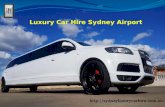 Luxury Car Hire Sydney Airport
