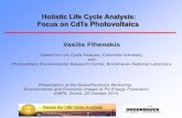 Holistic Life Cycle Analysis: Focus on CdTe Photovoltaics · Expert Peer Reviews by: BNL, US-DOE, 2004; EC-JRC, 2004 German Ministry of the Environment, (BMU), 2005 French Ministry