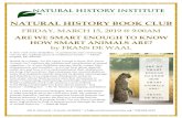 NATURAL HISTORY BOOK CLUBnaturalhistoryinstitute.org/wp-content/uploads/... · 126 N. Marina St., Prescott, AZ 86301 ~ info@naturalhistoryinstitute.org ~ 928-863-3232 NATURAL HISTORY