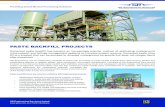 PASTE BACKFILL PROJECTS - Global Mineral Processing Solutions · GR Engineering completed the detailed design of a paste plant for Barrick Gold’s Porgera Gold Mine in Papua New