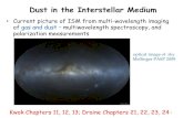 Dust in the Interstellar medium - Caltech Astronomyastrom/ay126/pdf/ay126... · 2013-01-28 · Dust in the Interstellar Medium • Current picture of ISM from multi-wavelength imaging
