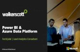 Power BI & Azure Data Platform...ETL vs ELT • Still relevant • Large developer base and community • Both IaaS and PaaS (as part of Data Factory v2) • Easy-to-use and stable