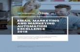 Email Marketing and Marketing Automation Excellence 2018 ... EMAIL MARKETING AND MARKETING AUTOMATION