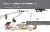 Proceedings of the Oxford Lead Symposium · Oxford Lead Symposium Lead Ammunition: understanding and minimising the risks to human and environmental health 0 h D e cm b r 2 0 1 4